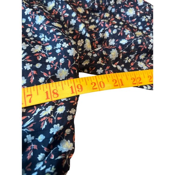 Madewell Tie-Waist Midi Dress in Harvest Vine Floral Wrap Dress S  NWT runs larg - Picture 8 of 11